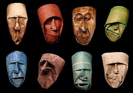 Junior Fritz Jacquet paper toilet rolls masks