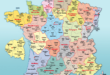 Carte de France - Départements villes