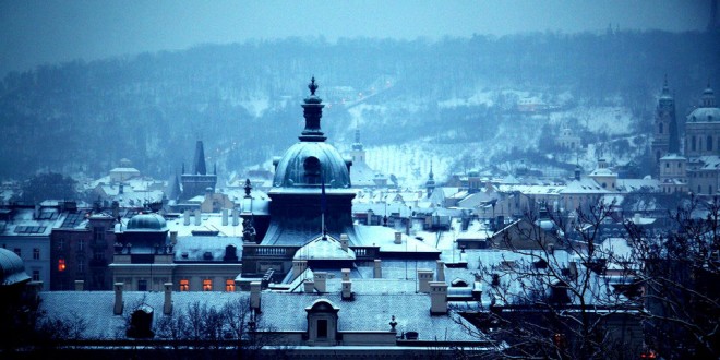 Photo de Prague sous la neige