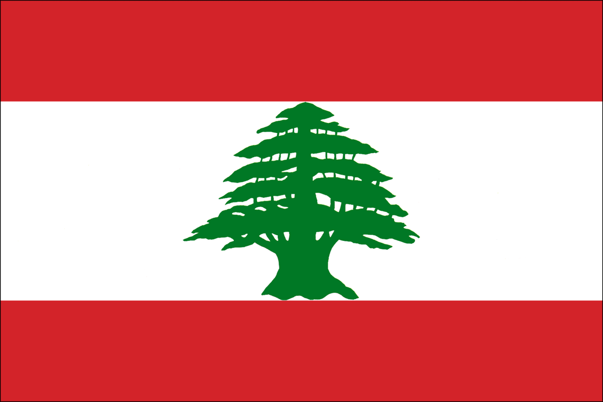 Le Liban – Drapeau
