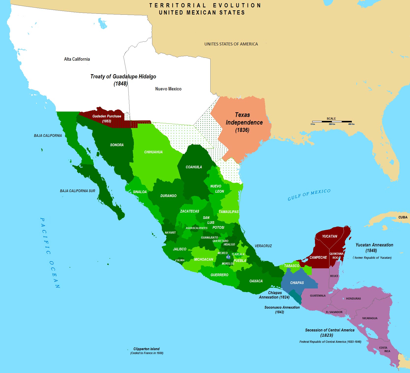 Mexico - Territoire du Mexique