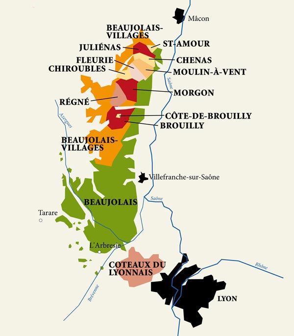 carte du beaujolais