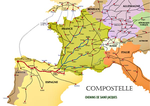 Chemin de Compostelle Espagne-France