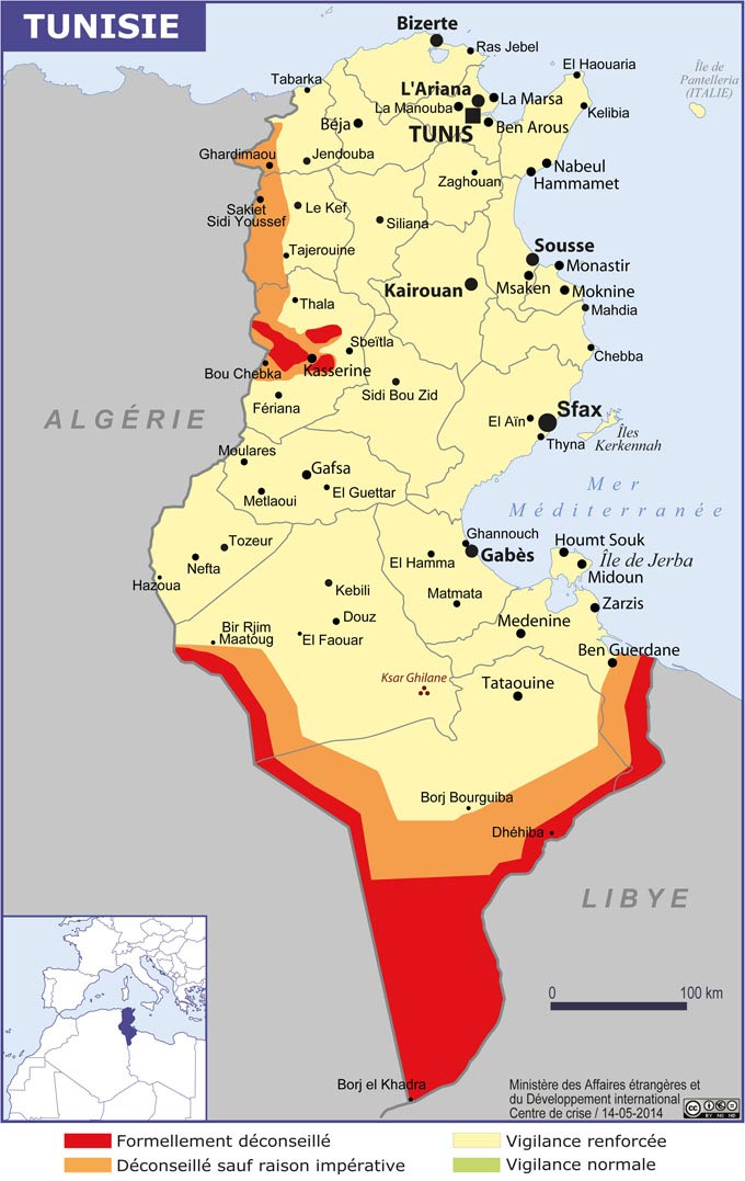 les principaux points d interet de la tunisie