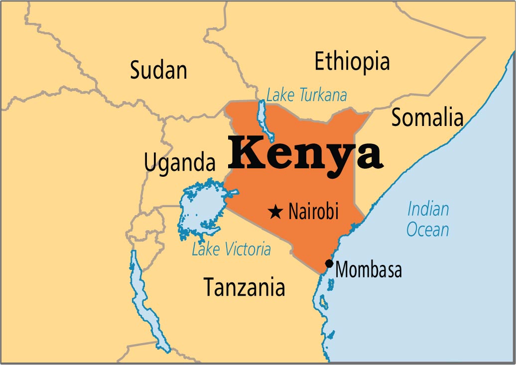 Carte du Kenya