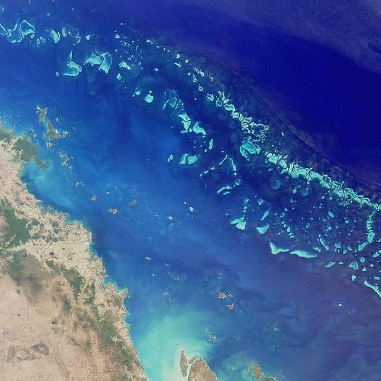 La grande barrière de Corail en Australie