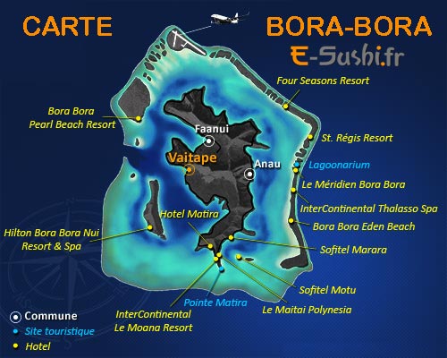 Carte Bora Bora