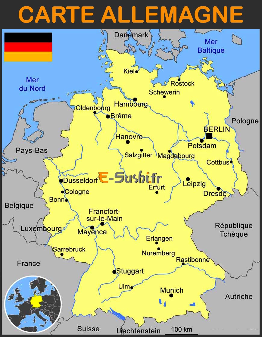Allemagne Carte