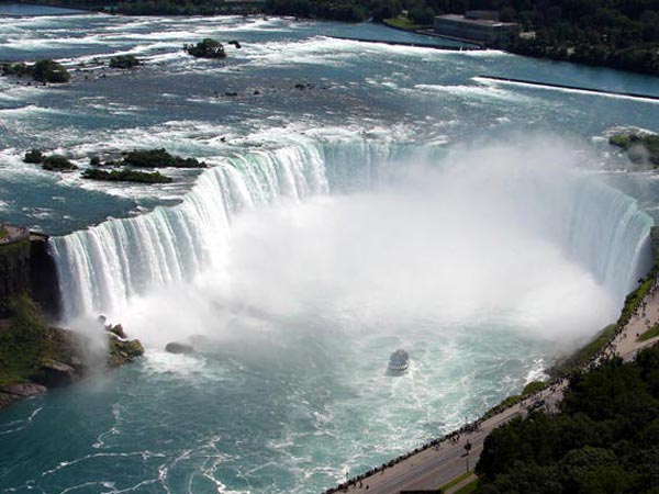 Les chutes du Niagara coté Canada