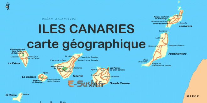 iles Canaries - carte