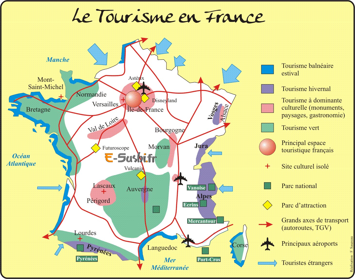 France Tourisme - Carte