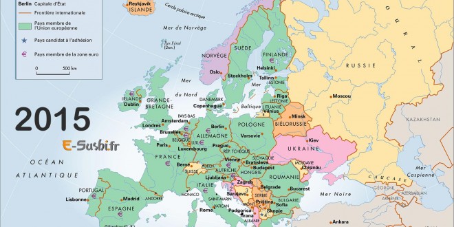 Carte Europe de l'Est