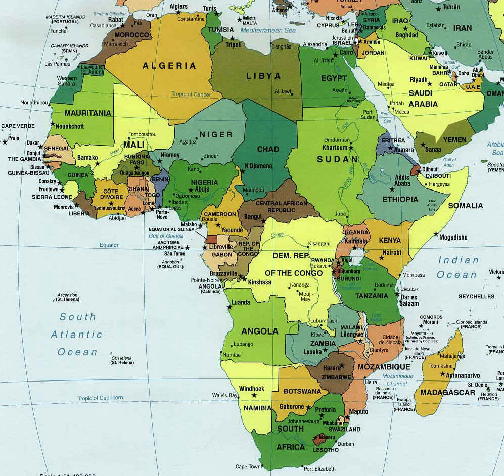Grande Carte Afrique