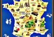 Carte France - Villes touristiques