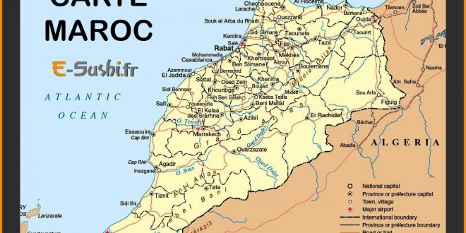 Maroc - Carte