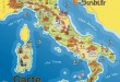 Carte touristique Italie