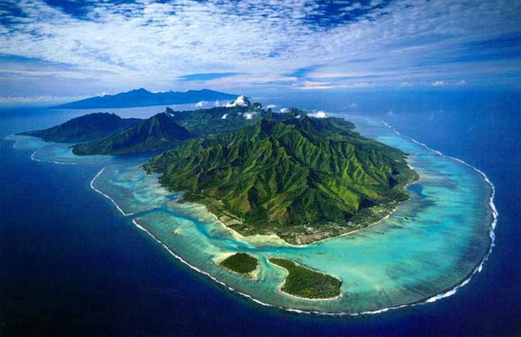 Tahiti vue du ciel