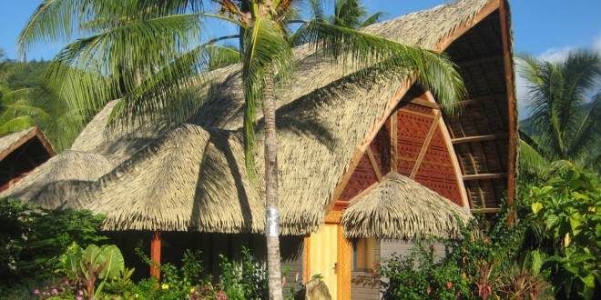 architecture en polynesie