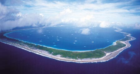 Atoll polynésien de Manihi