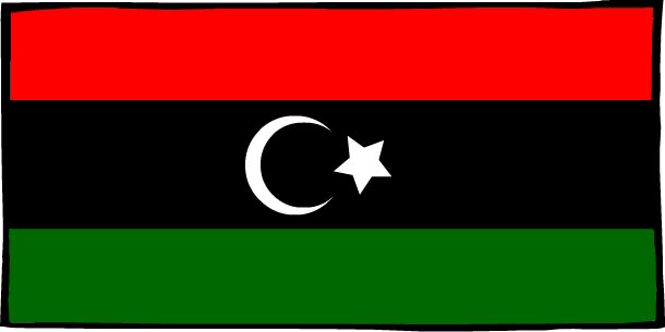 Drapeau de la libye