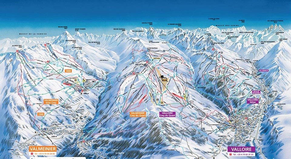 Domaine skiable - France