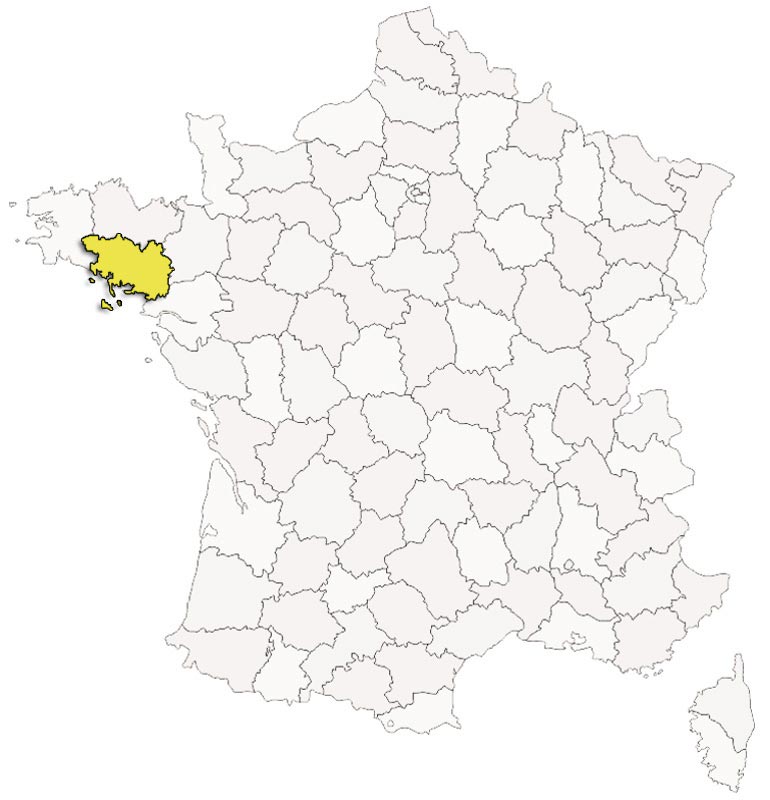 Morbihan - Carte de France