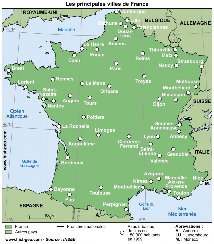 Principales Villes De France - Arts Et Voyages