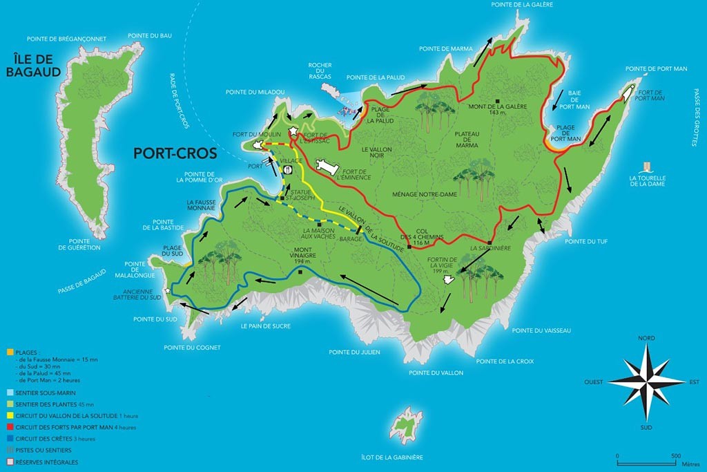 Port-Cros - Carte