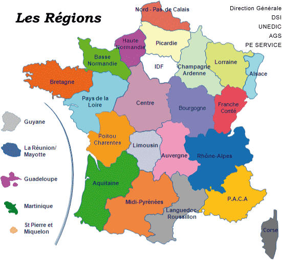 Les Régions