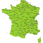 Carte de France - Ville