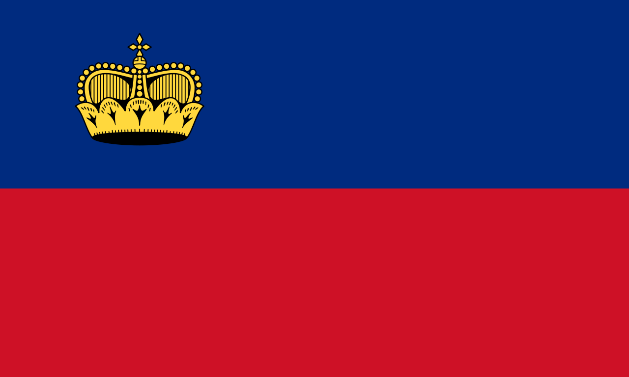 Le Liechtenstein – Drapeau