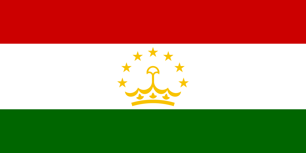 Le Tadjikistan – Drapeau