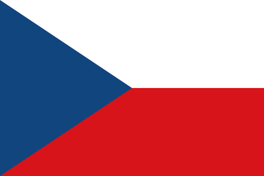 La république tchèque – Drapeau