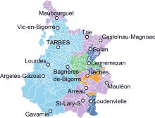 Hautes-Pyrénées_et_provinces - Carte