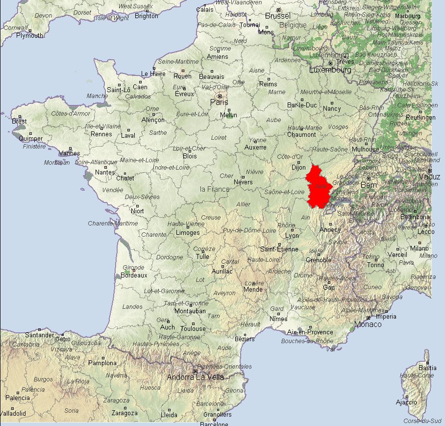 Jura - 39 - Département de France