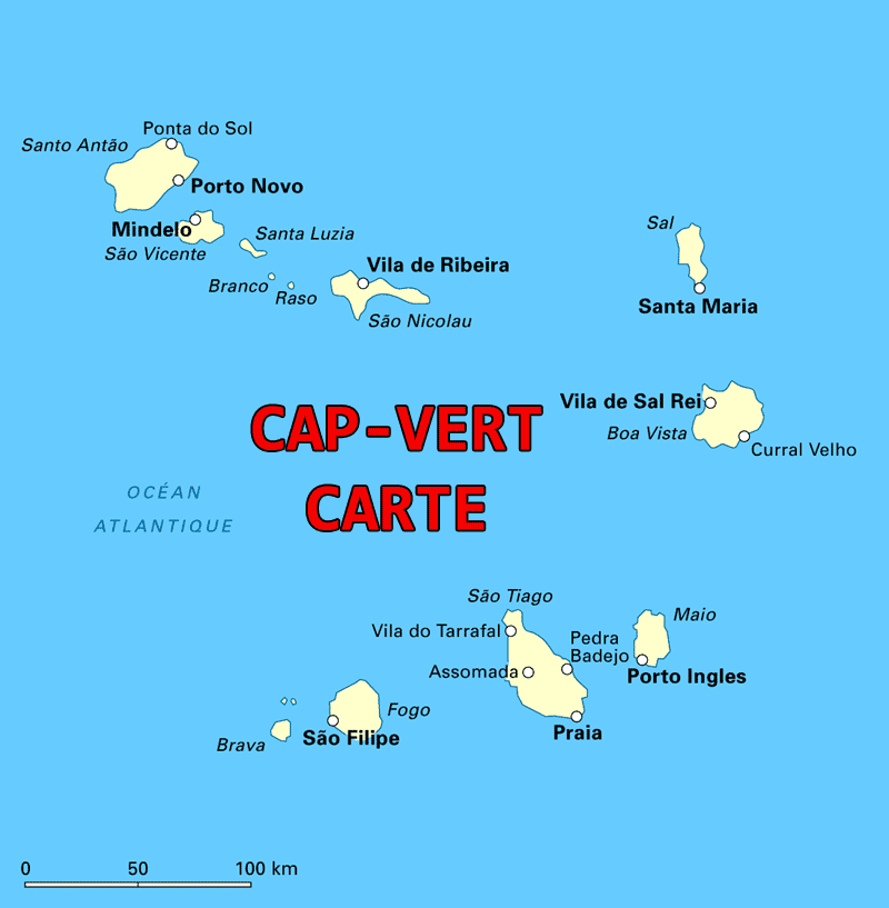 Cap Vert - Carte
