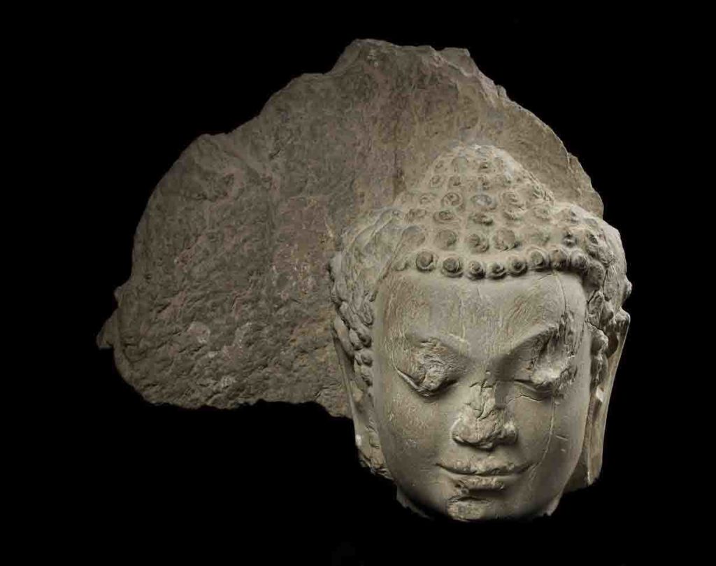 Tête de Buddha - Dvaravati