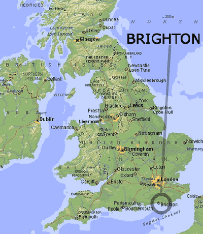 Brighton - Carte