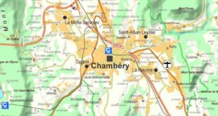 Chambéry - Carte