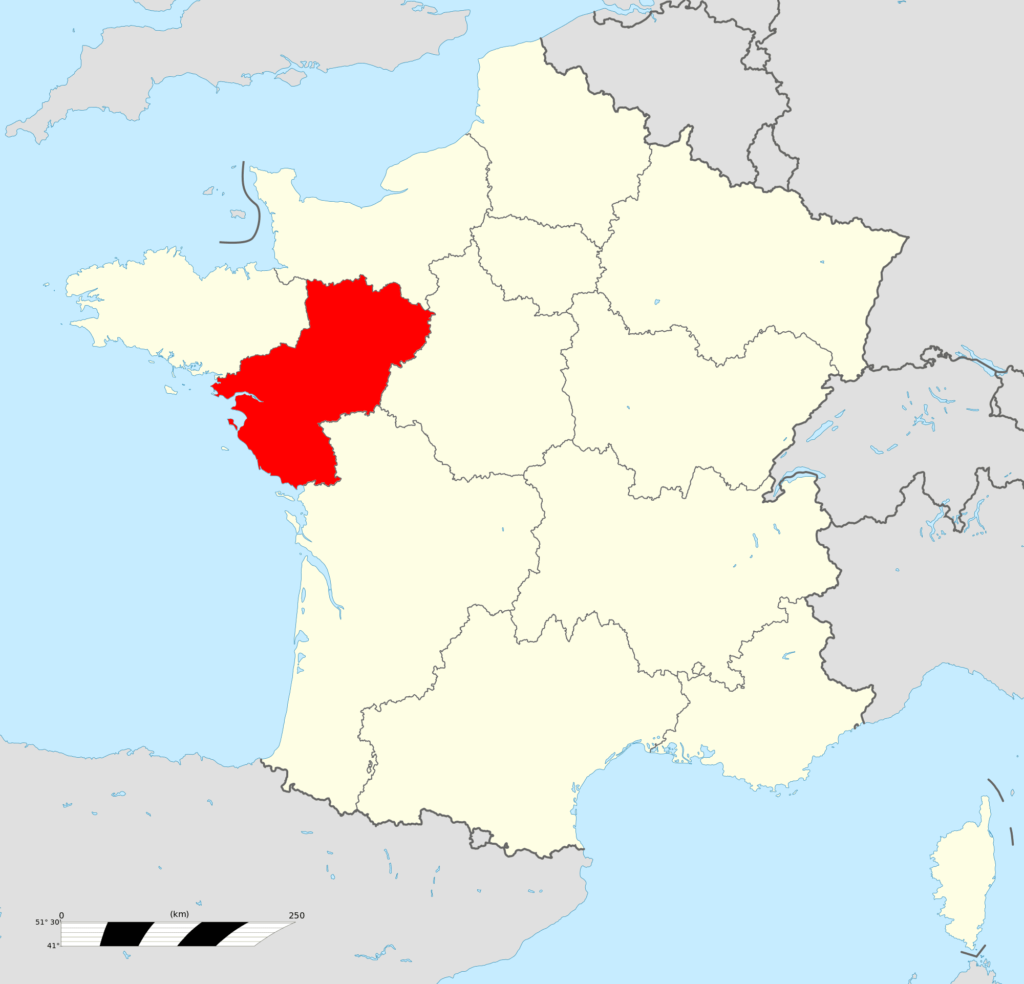 Pays de la Loire - Carte France